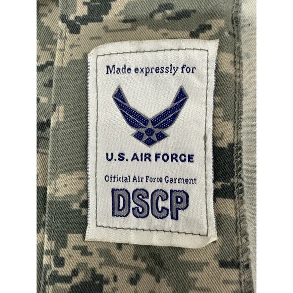 USAF Air Force Utility Coat Mens 42R Camoflauge Camo Digital - Picture 8 of 9
